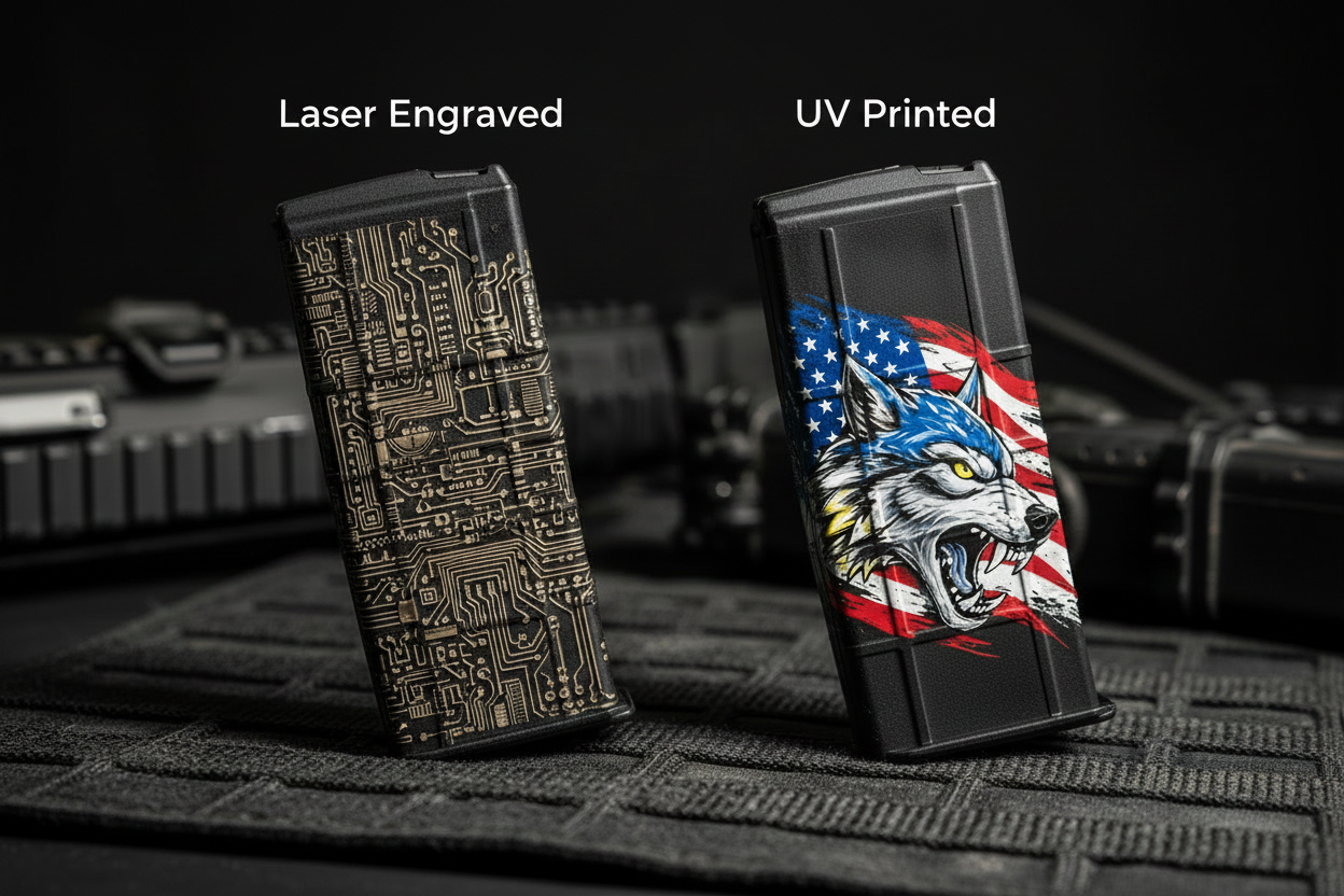 UV Printed vs Laser Engraved — What's the Difference?